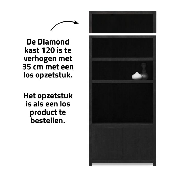 TV-kast Diamond 3 Vaks 120cm