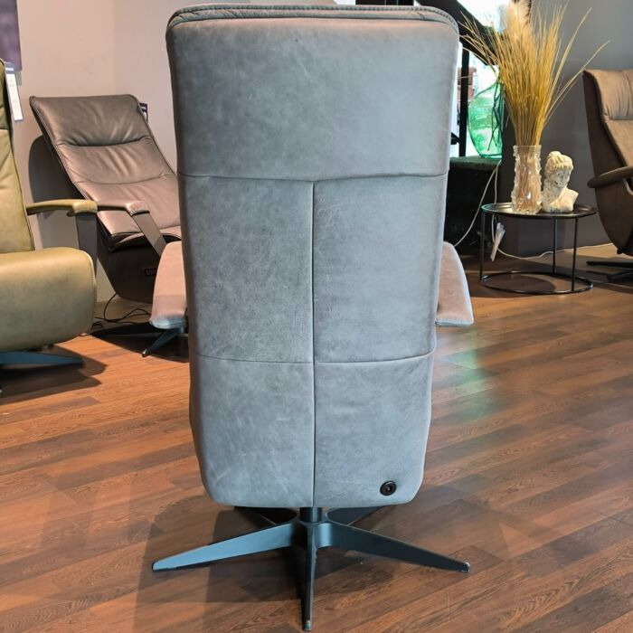 INHOUSE Relaxfauteuil Dalero L grijs leer