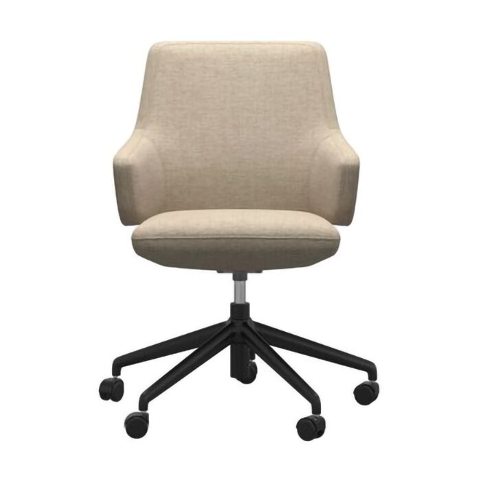 Bureaustoel Vanilla Home Office Low Back Met Armleuning