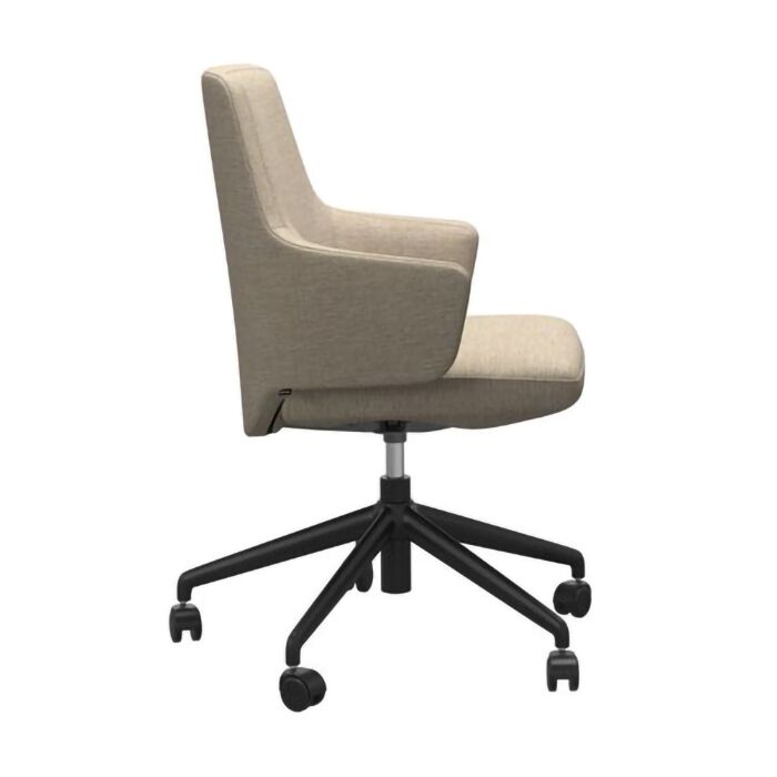 Bureaustoel Vanilla Home Office Low Back Met Armleuning