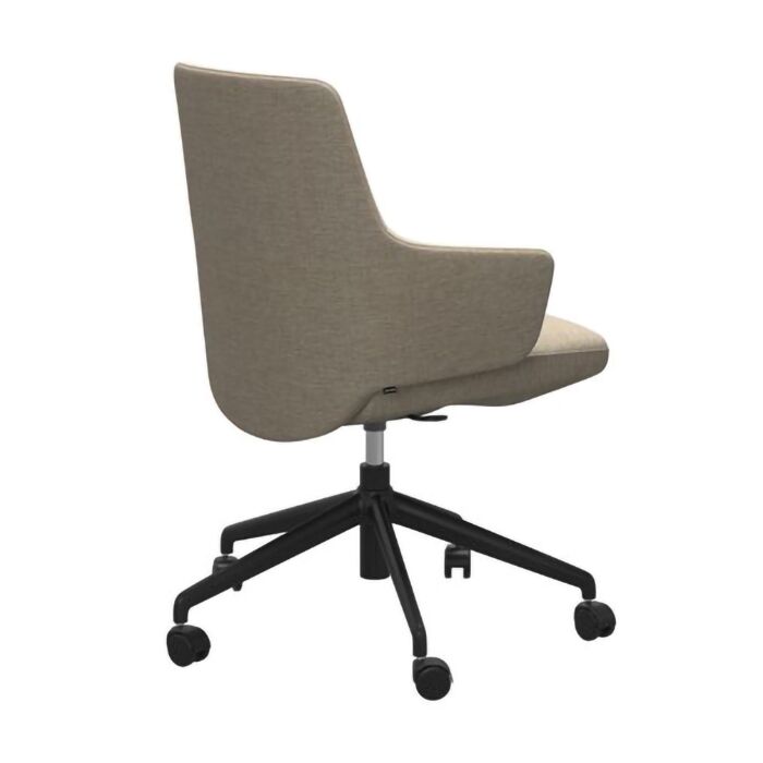 Bureaustoel Vanilla Home Office Low Back Met Armleuning