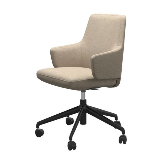 Bureaustoel Vanilla Home Office Low Back Met Armleuning