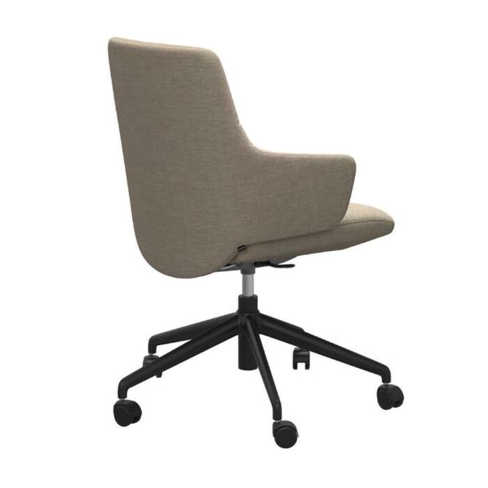 Bureaustoel Mint Home Office Low Back Met Armleuning