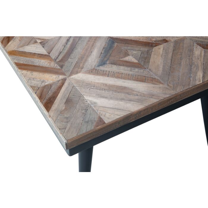 RHOMBIC SALONTAFEL 120x60CM HOUT/METAAL