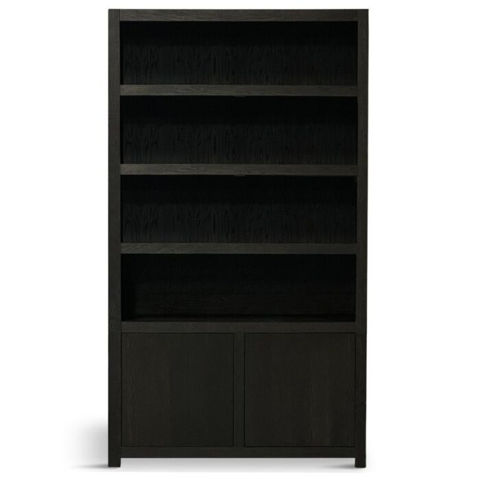 Boekenkast Diamond 4 Vaks 120cm Dark Brown