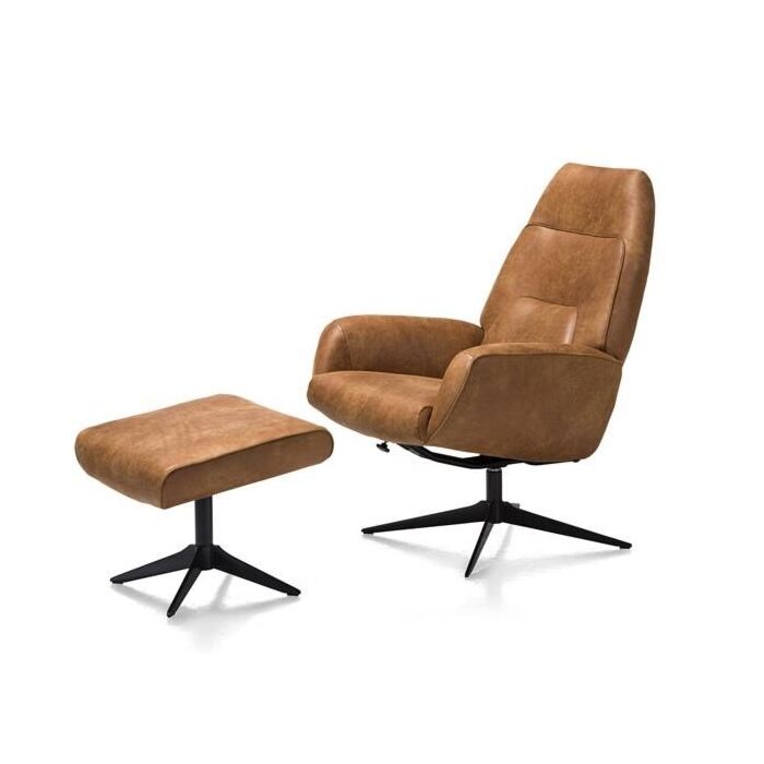 Fauteuil Capri Hoge Rug + Hocker