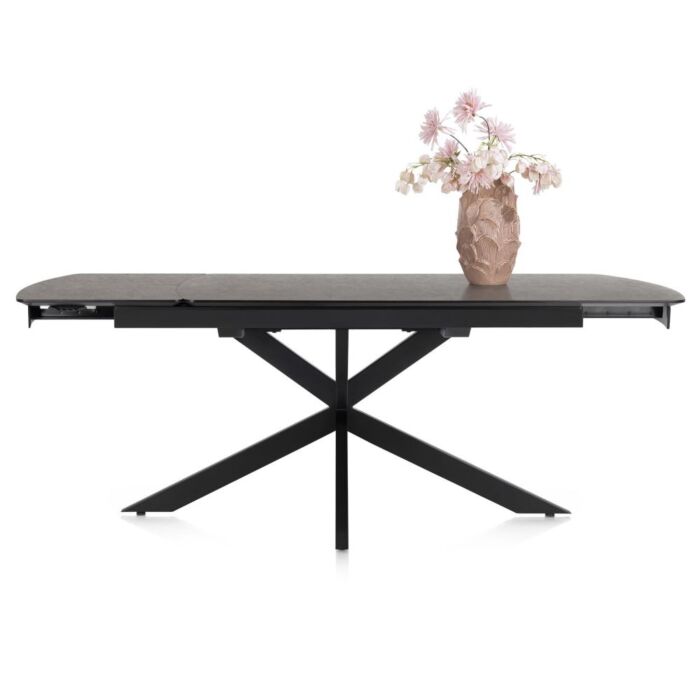 Uitschuiftafel Pavalon 140 (+ 50) X 100 Cm - Antraciet