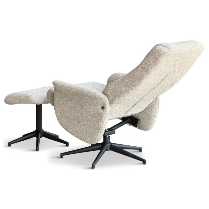 Fauteuil Brugge met  Voetenbank