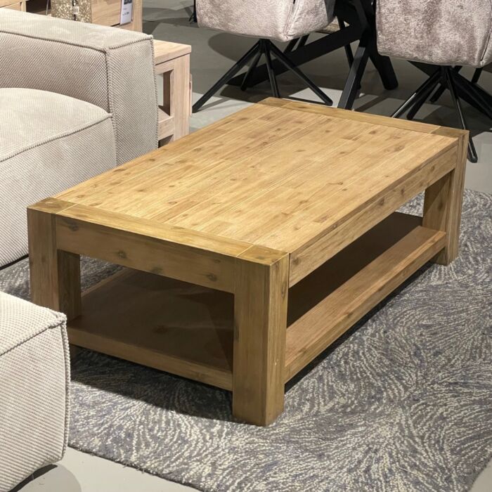 Salontafel Recht Hout