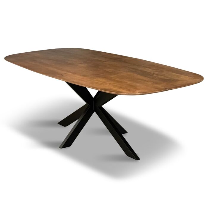 Tafel Mango Caval Bruin 220 Deens Ovaal