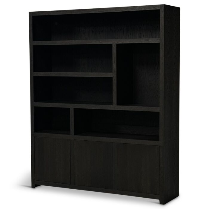 Boekenkast Diamond 180cm Breed Dark Brown