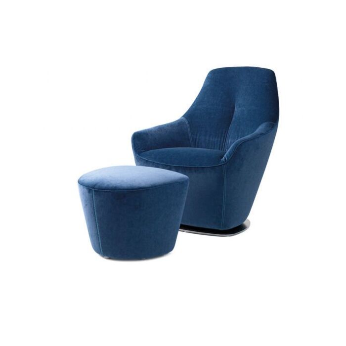 Leolux Cantate Clubfauteuil + Hocker