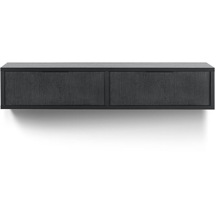 TV-meubel Verdio 161 cm zwart