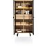 Ridgefield, Vitrine 100 Cm - 2-Glasdeuren + 2-Laden (+ LED) - Natural