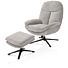 Florence, Relaxfauteuil (Incl. Poef) - Stof Enzo - Kiezel