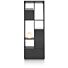  Lugana, Roomdivider 76 Cm - 2-Deuren + 1-Lade + 5-Niches - Natural