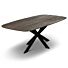  Tafel Mango Caval Sandblasted Bruin 240 Deens Ovaal