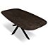 Tafel Mango Caval Sandblasted Bruin 200 Deens Ovaal