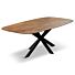 Tafel Mango Caval Bruin 220 Deens Ovaal