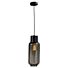 Hanglamp Lett Rib Zwart 32cm