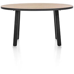 H&H Eetkamertafel Avalox Rond 150 X 120 Cm