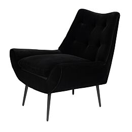 dutchbone lounge chair glodis zwart