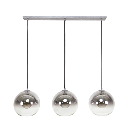 Hanglamp 3L Bubble Shaded